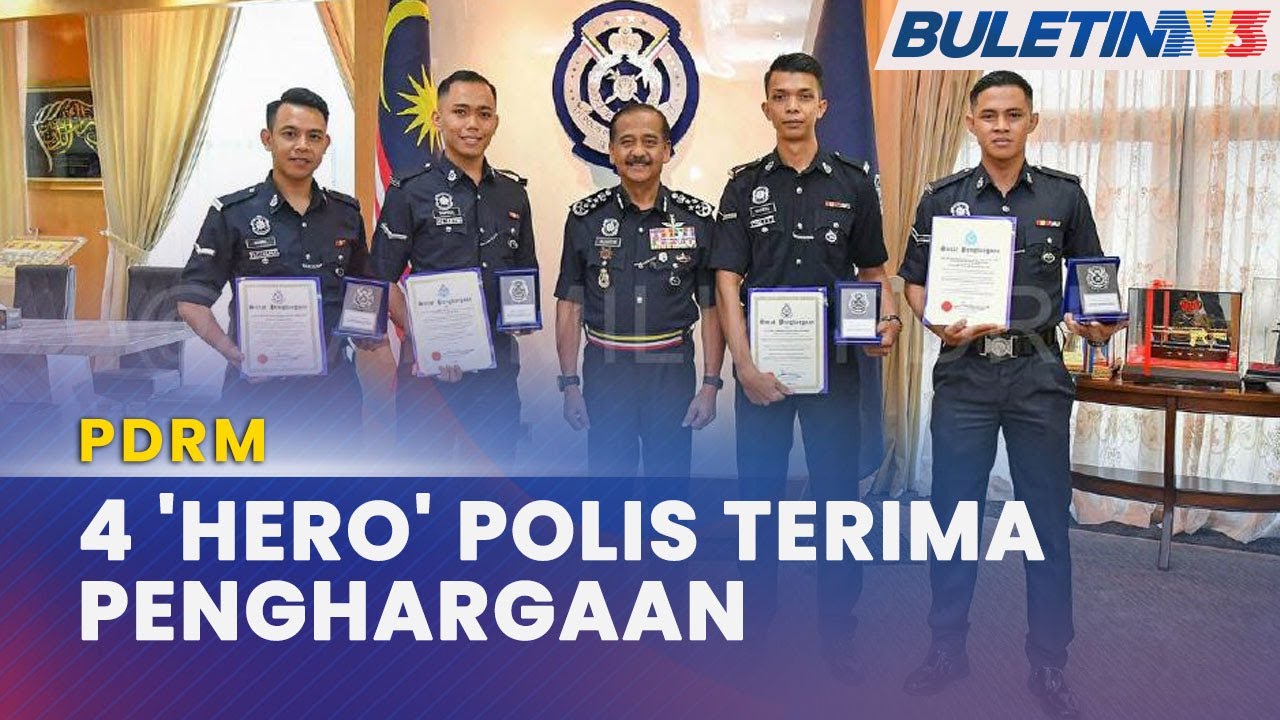 PDRM | Empat Anggota Polis Terima Penghargaan KPN