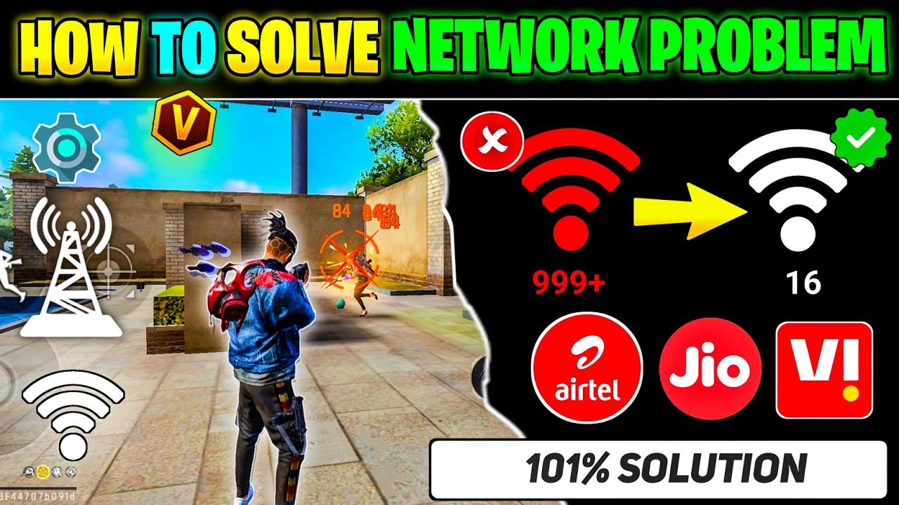 Ff Network Free Fire Network Problem || Free Fire Me Network Problem Kaise Thik ...