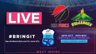 🔴 LIVE Trinidad \& Tobago v Windwards | CG United Super 50