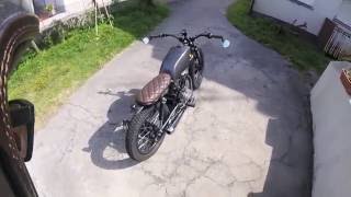 Honda CG 125 - Street Tracker - walkaround, start & run