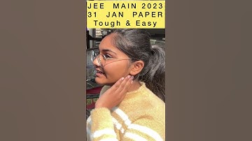 JEE Mains students reaction 😱🤯 | Paper easy?? 😳 | JEE exam analysis #shorts #jee2023