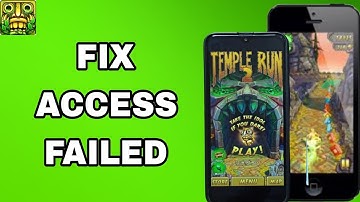 How To Fix And Solve Access Failed On Temple Run 2 App | Final Solution