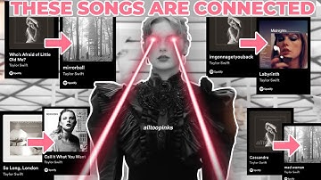 Taylor Swift interconnected these songs on The tortured poets department #taylorswift #ttpd