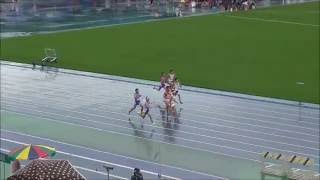 20160918 広島県高校陸上新人戦 男子200m準決勝