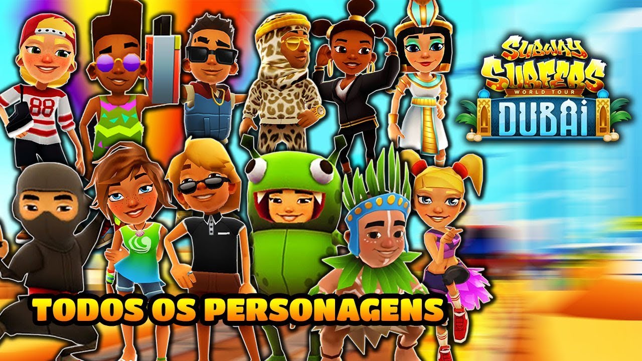 SUBWAY SURFERS 1.99 - TODOS PERSONAGENS E BOARDS 2012 A 2019, FEVEREIRO,  GAMEPLAY 