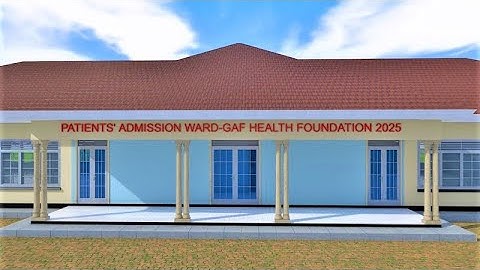 Charity Vision bought for us land for patient’s admission wards- support to start construction