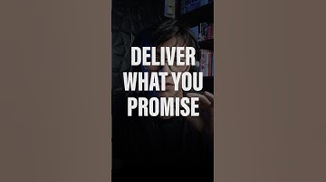 Deliver What You Promise | Brand Design Tip No. 22 #branding #branddesign