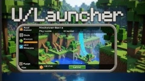 How To DOWNGRADE Minecraft PE - U/LAUNCHER MCPE Tutorial