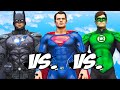 BATMAN VS SUPERMAN VS GREEN LANTERN - EPIC SUPERHEROES BATTLE