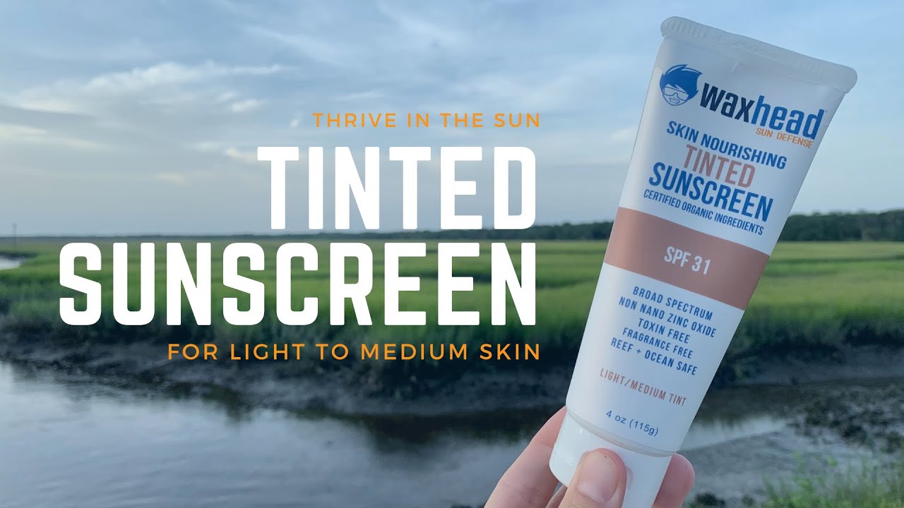 Best Tinted Facial Sunscreen • Only 9 Ingredients • Waxhead Sunscreen