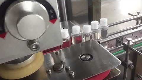 MIC-ZF8 Small bottle piston filling capping machine testing video