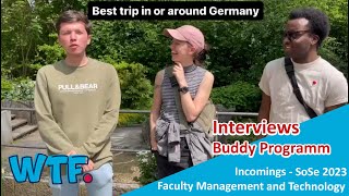Best trip in or around Germany  / Buddy Programm for our Incomings