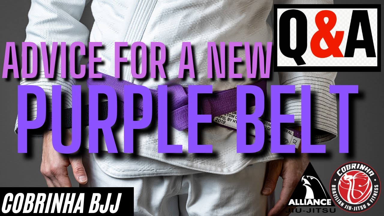 Advice for a new Purple belt BJJ Q and A YouTube