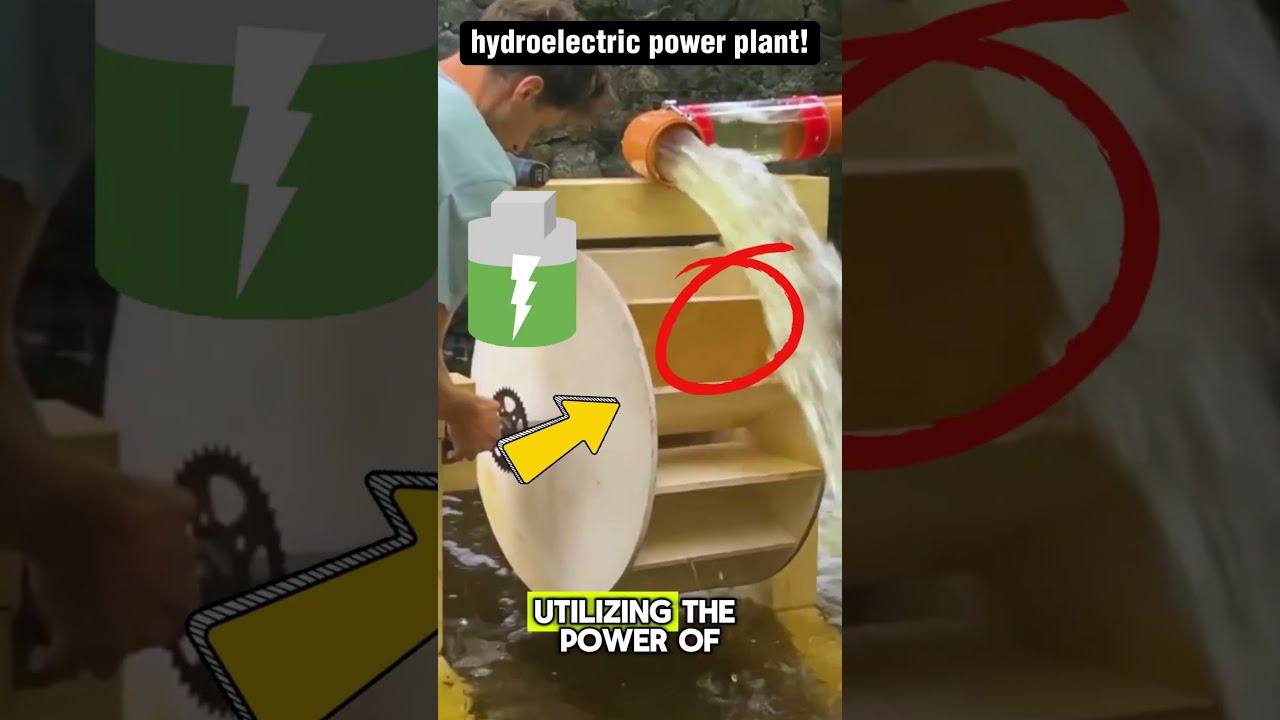 How This Simple Water Wheel Generates Power 