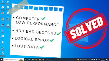 How to Quick Repair Disk Error | HDD Bad Sectors | Logical Error and Recover Data | Hobi IT