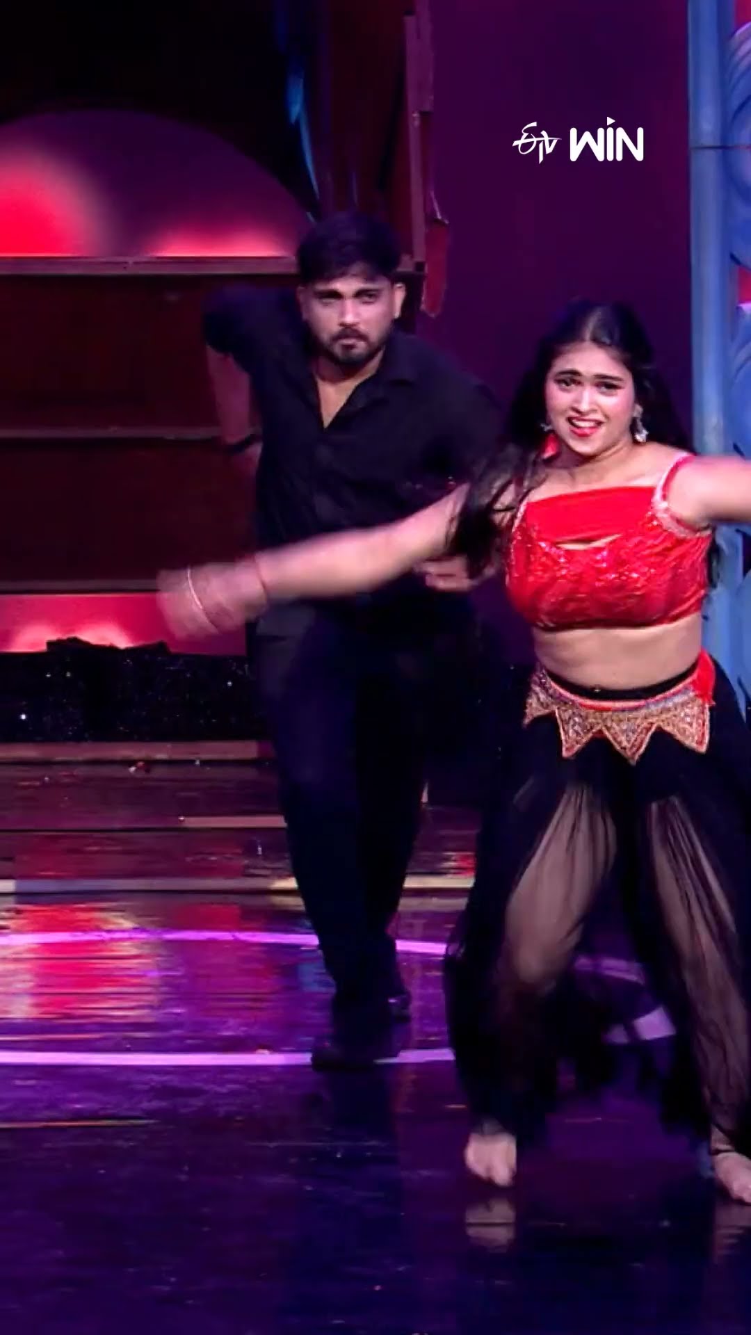 #shorts - Proper Telugu Commercial Song Performance #dheejodi #danceshow