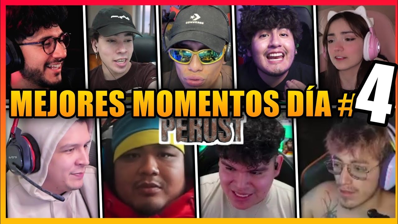 MEJORES MOMENTOS de PERUST DIA #4 - ZEIN, SPREEN, BUTI y MAS STREAMERS