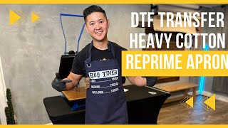 How to Print | Make Custom Aprons with DTF Heat Transfers | RP130 Heavy Cotton Apron by REPRIME