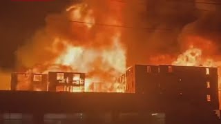 Sacramento affordable housing project up in flames