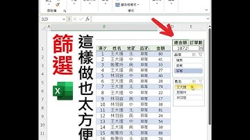 原來EXCEL篩選還能這樣做(交叉分析篩選器) #EXCEL教學 #EXCEL