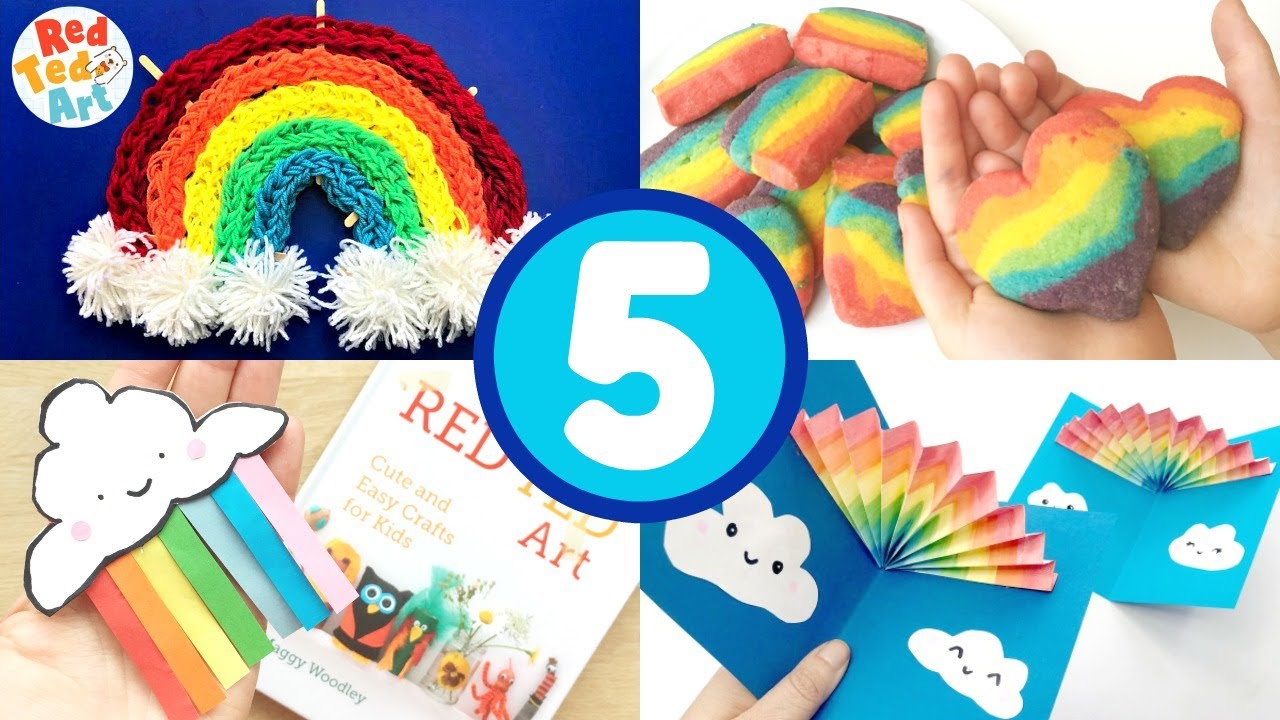 Easy Colorful Toddler Rainbow Craft
