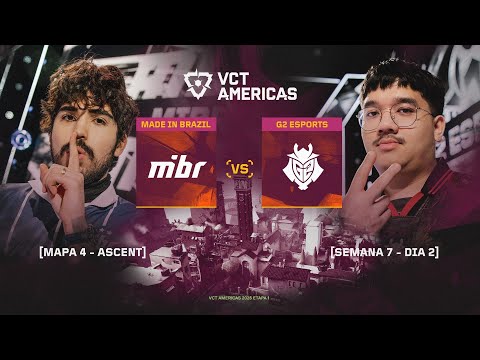 MIBR vs. G2 | VCT Americas Etapa 1 | Semana 7 - Dia 2 | Mapa 4: Ascent