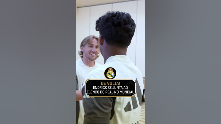 ENDRICK ESTÁ DE VOLTA 😎🔥 Brasileiro se junta ao elenco do REAL MADRID no MUNDIAL de CLUBES #shorts