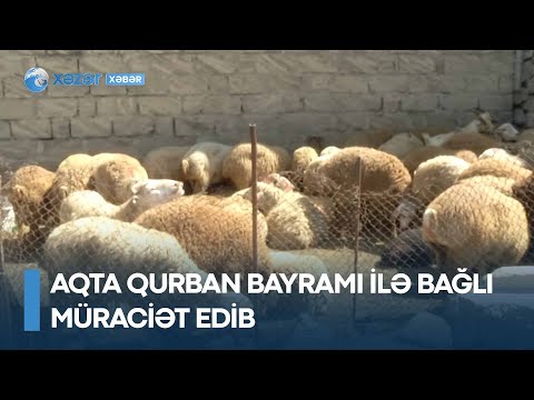 AQTA Qurban bayramı ilə bağlı müraciət edib