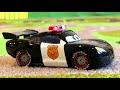 Cars Lightning Mcqueen Police Car Bank Robbery Toy Story