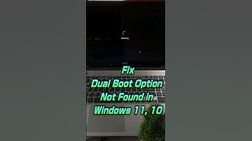 Fix Dual Boot Option Not Found In Windows 11, 10 💻 #youtubeshorts #shorts