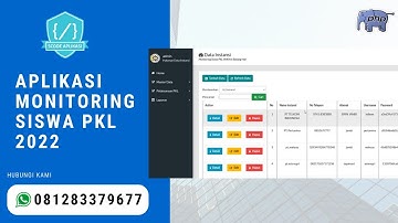 Source Code Aplikasi Monitoring Siswa PKL Berbasis Web PHP Terbaru