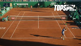 Top Spin 2K25 - Carlos Alcaraz Vs Andy Murray I Monte Carlo Masters I Legend Difficulty (PS5)