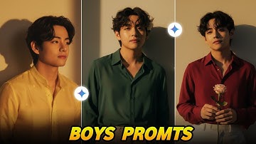 Boys Retro Style Ai Photo Editing Prompts | Google Gemini Viral Photo Editing Prompt | Ai Editing