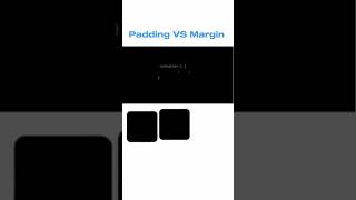 Padding VS Margin #shorts #shortsvideos #viral #viralvideo #html #css #javascript #coding #webdesign