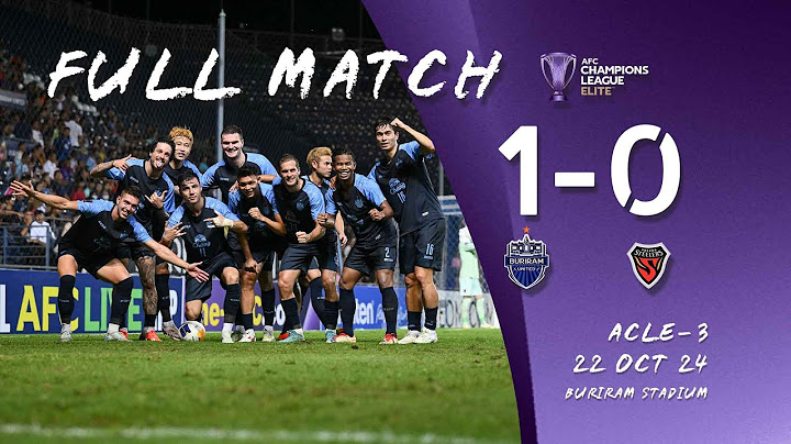 FULL MATCH HIGHLIGHTS (ACLE-3) BURIRAM UNITED 1-0 POHANG STEELERS