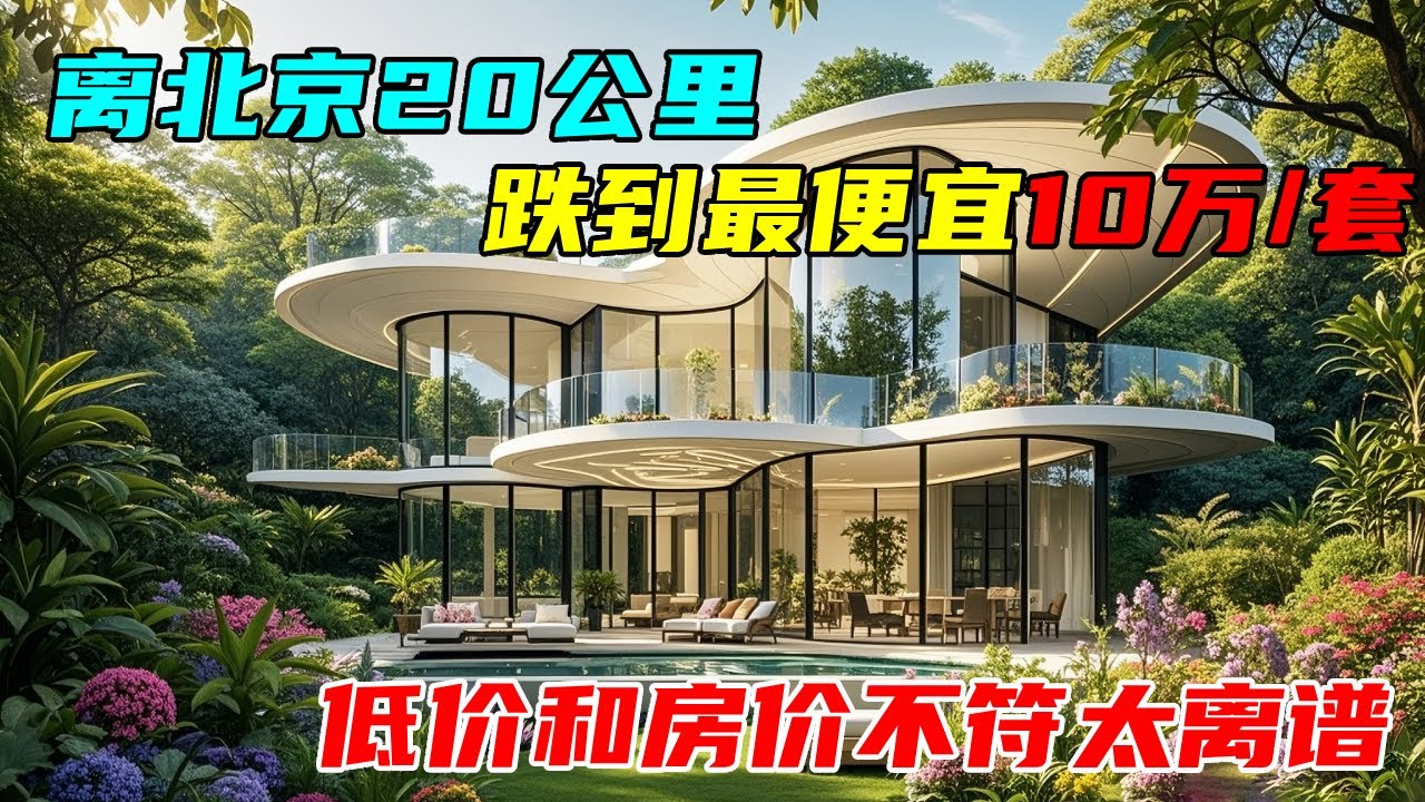 离北京20公里，最便宜的房子10几万，这是什么情况？#中国北京#中国内地#大陆房价#大陆别墅#北京别墅#大陆房子#北京房价