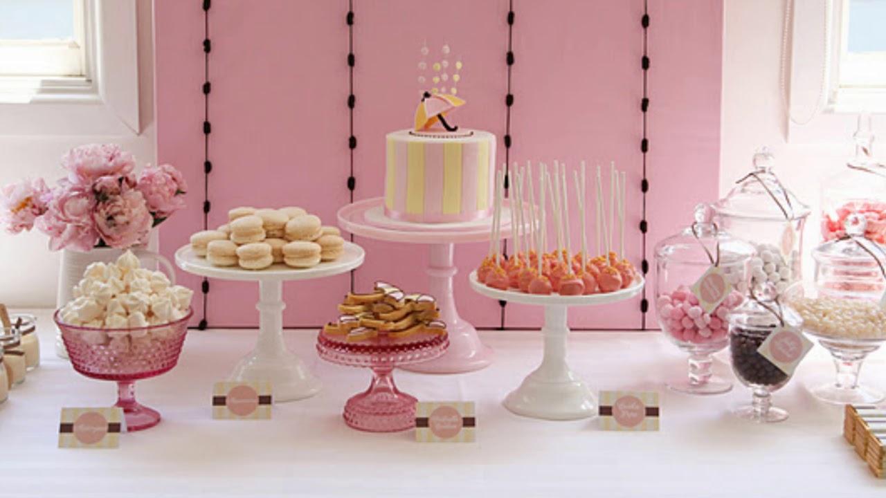 Baby shower table decorations ideas - YouTube