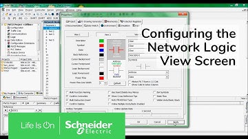 Configuring the ProWORX 32 Network Logic View Screen - Schneider Electric Support