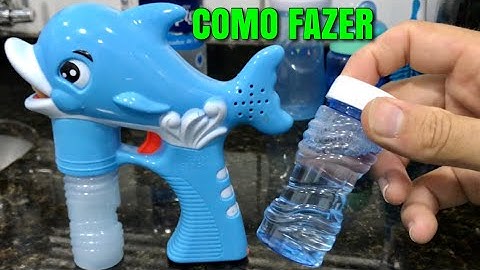 COMO FAZER O LÍQUIDO PARA BOLHAS DE SABÃO
