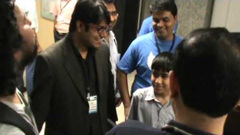 Introducing the youngest drupaler at Drupal Camp Mumbai 2012 