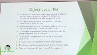 Plant Maintenance