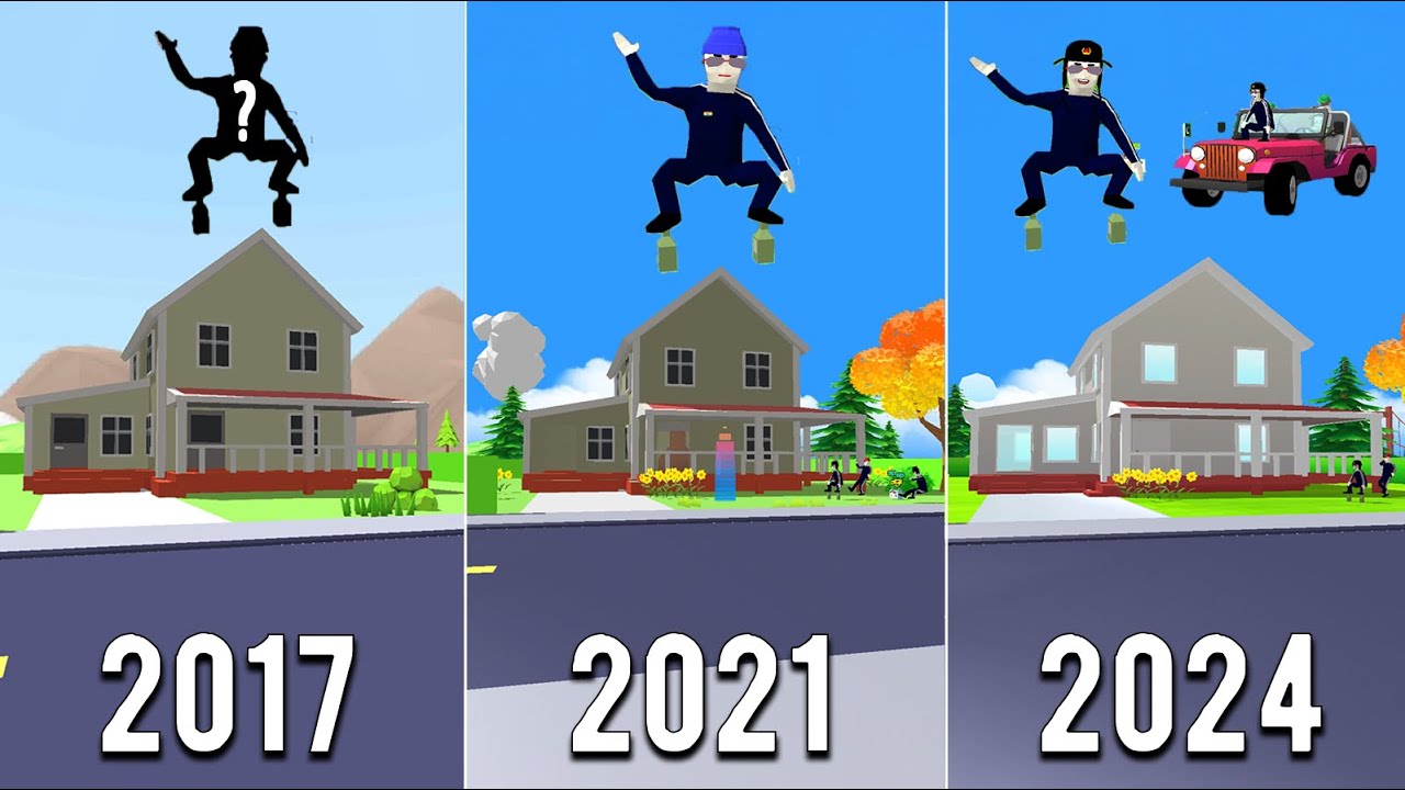 Evolution of Kiril In Dude Theft Wars 2017 - 2025 !!! 🤔🤔🤔