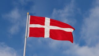 DENMARK waving flag