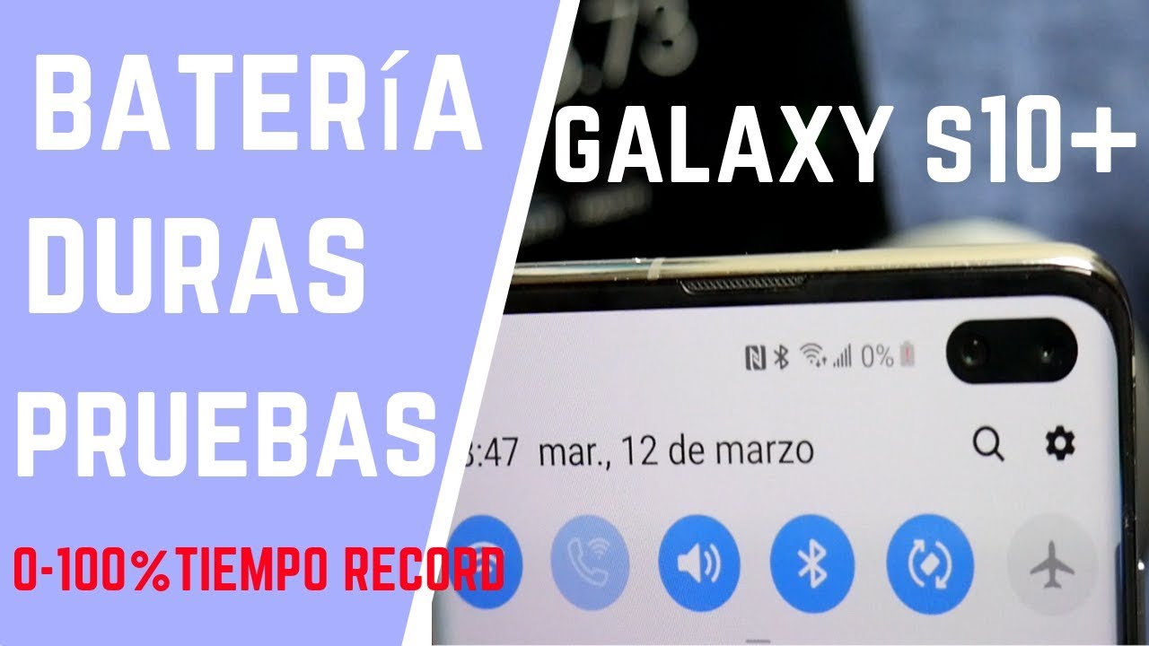 Samsung Galaxy S10+ Durísima Prueba de Batería - YouTube