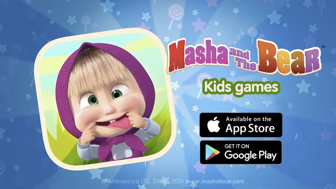 Masha And The Bear: New Kids Games (Ios & Android) - Youtube