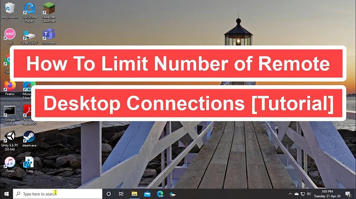 How to Limit Number of Remote Desktop Connections [Tutorial]
