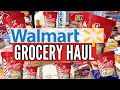 Walmart Grocery Haul / Food Shortage Prep / New Finds Taste Test / Christmas Tree Cakes Ice Cream!