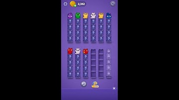 Kitty Sort: Twisted Tails Level 61-65 Gameplay | Funny Games