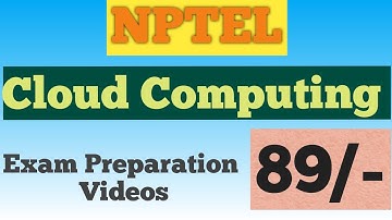 Cloud Computing || NPTEL Exam Preparation Videos 2024 #nptelexam #nptelpreparation #skumaredu