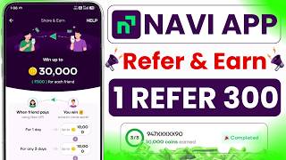 Navi UPI Refer and Earn 2026 | How to refer and earn with Navi app | Best refer and earn app today screenshot 2